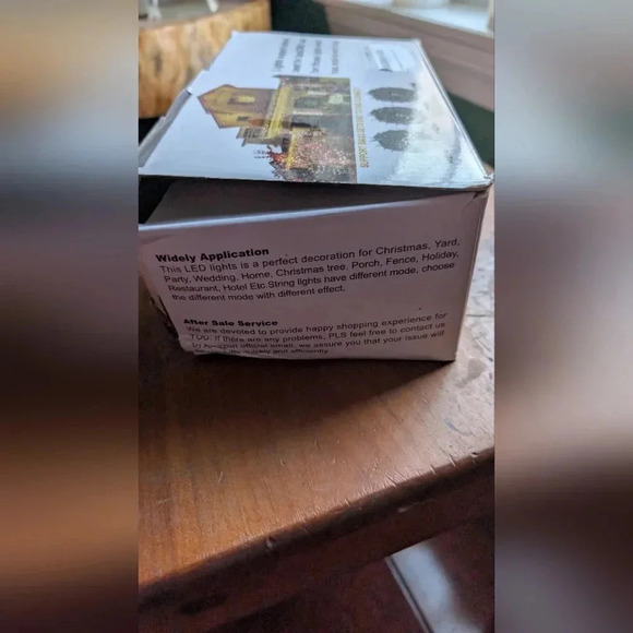 Christmas Multi Color String Lights , Super Bright 125Ft(straight) (NWT) - Picture 5 of 10